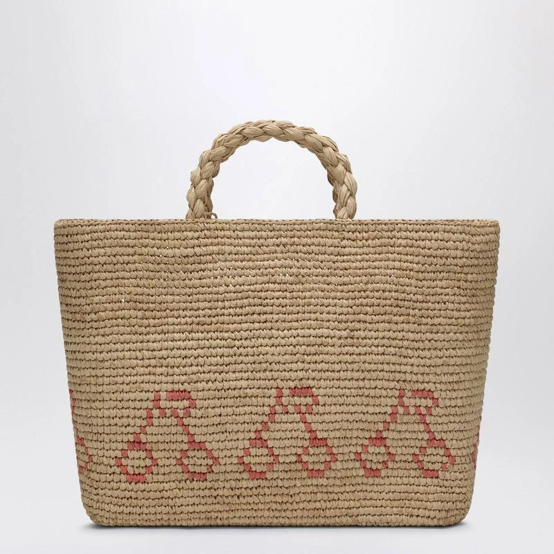 Bonpoint Cherry Bag beige in raffia 3