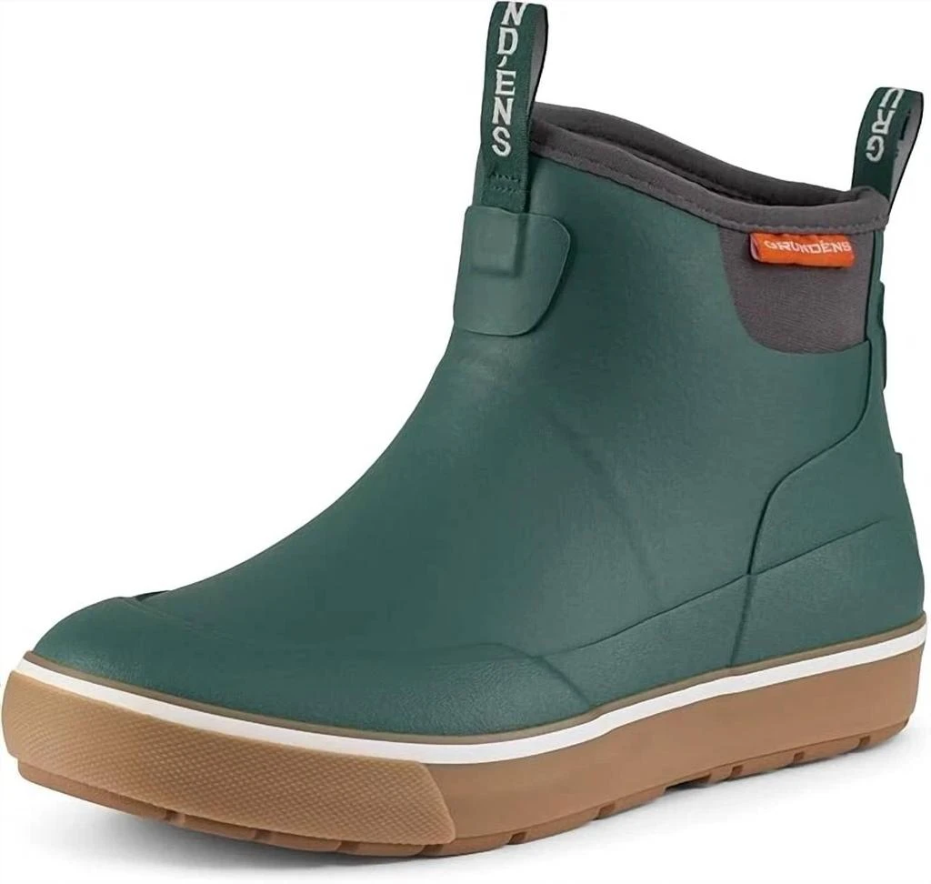 Grundens Women
s Deck Boss Ankle Boots In Pine