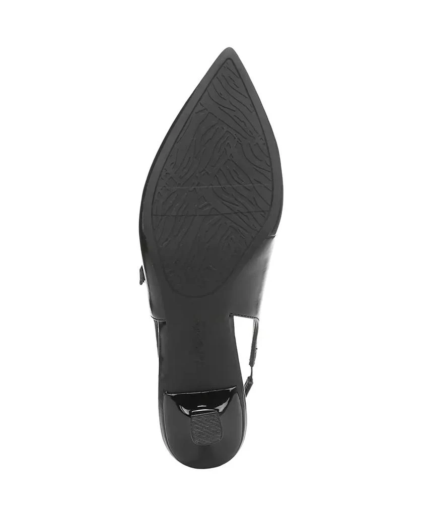 LifeStride Women's Marilyn Pointed Toe Kitten Heel Slingback Pumps 5