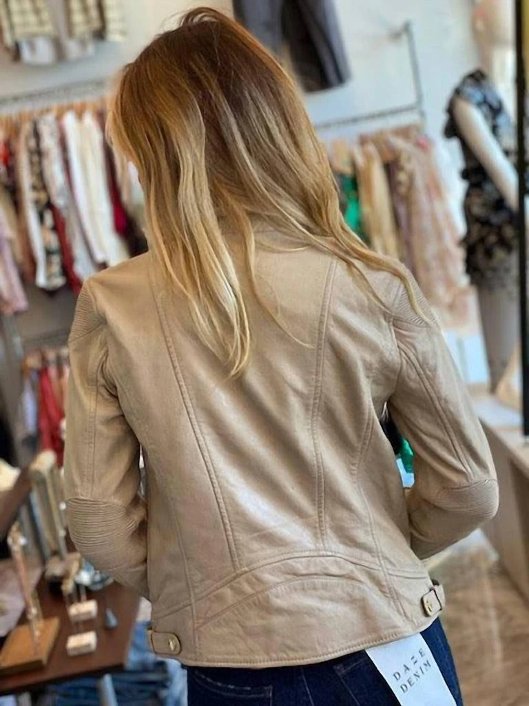 MAURITIUS Mauritius - Motto Leather Jacket 2