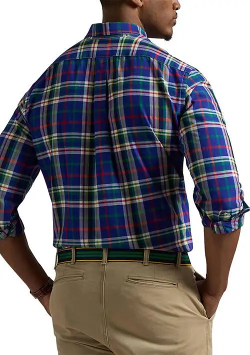 Ralph Lauren Big & Tall Plaid Oxford Shirt 2