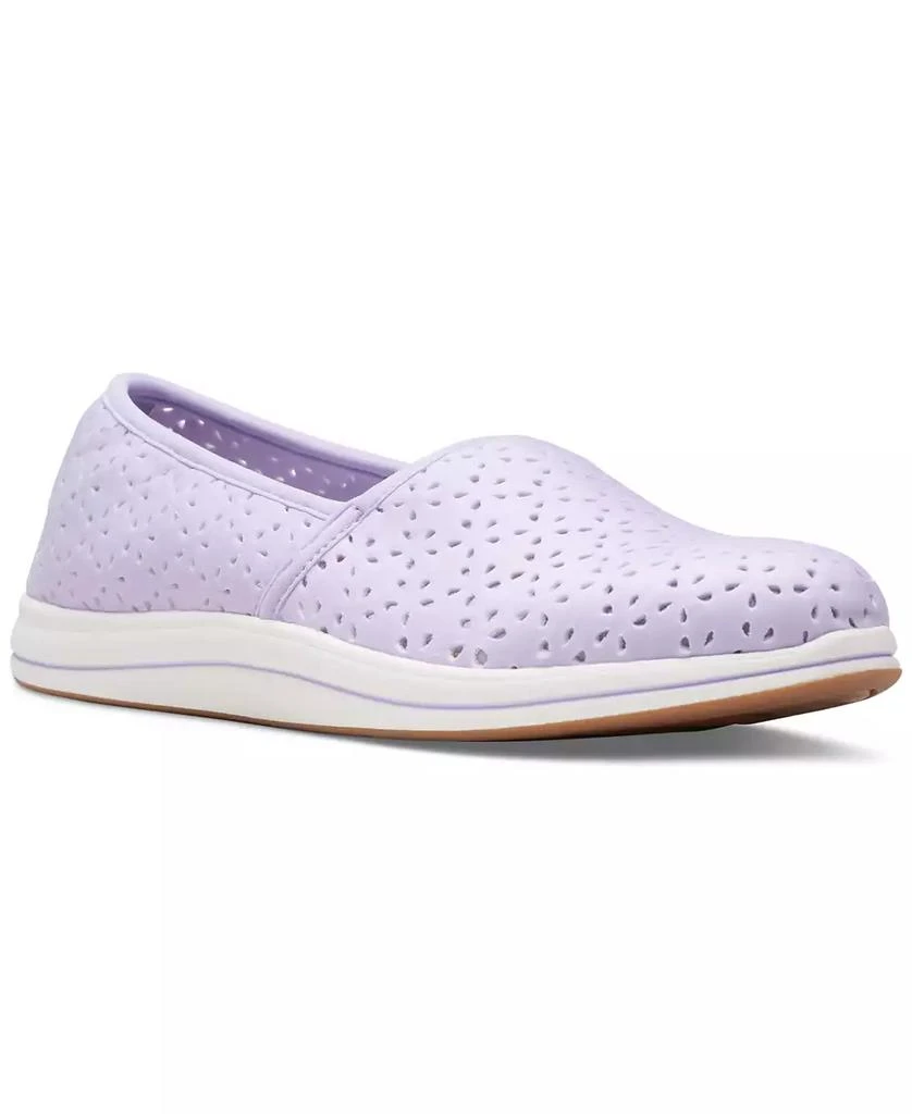 Clarks Women's Cloudsteppers Breeze Emily Perforated Loafer Flats 1