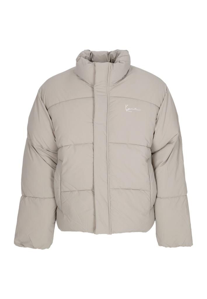 Karl Kani Men's Small Signature Puffer Jacket Light Grey