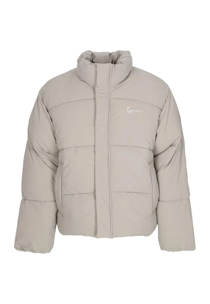 Karl Kani Men's Small Signature Puffer Jacket Light Grey 1