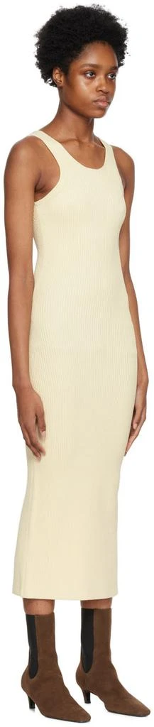 Totême Yellow Curved Compact Midi Dress 2