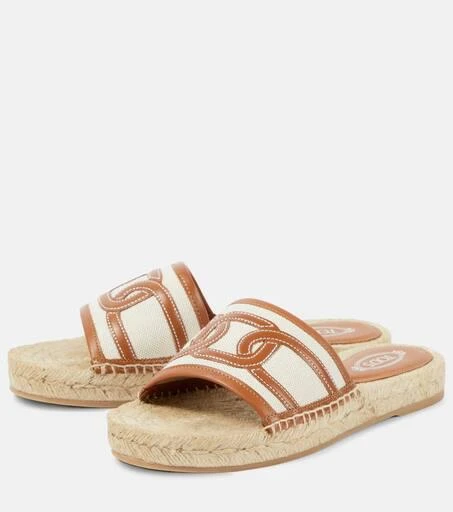 Tod's Leather-trimmed sandals 5