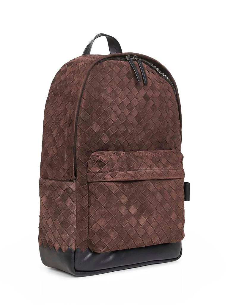Bottega Veneta BOTTEGA VENETA | Brown Intrecciato suede backpack | Man | PZ 2