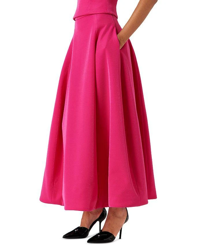 Emporio Armani Double Shiny Pique Maxi Skirt 1