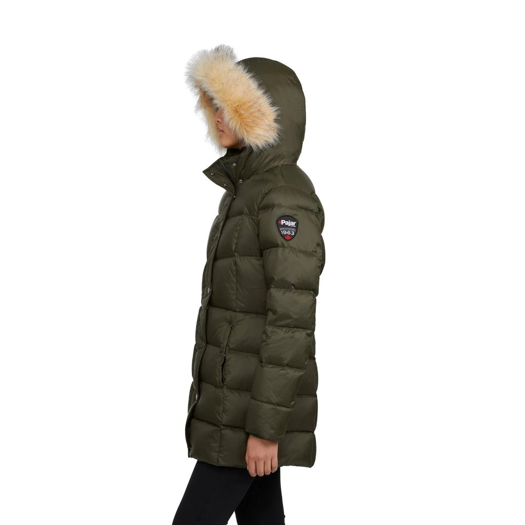 Pajar Women's Roxy Quilted Puffer with Detachable Faux Fur Trim 2