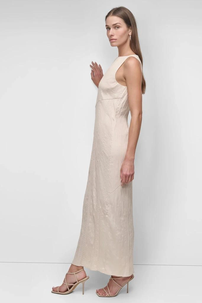 DKNY SLEEVELESS BROOMSTICK TWILL MIDI 3