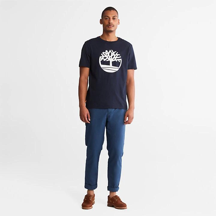 Timberland Tree Logo T-Shirt for Men in Navy 3