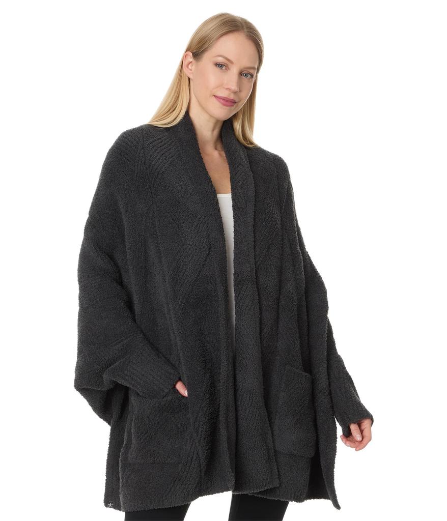 Barefoot Dreams CozyChic® Cable Weave Blanket Wrap