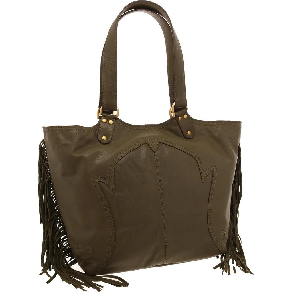 Vince Camuto Sandi Womens Fringe Leather Tote Handbag 2