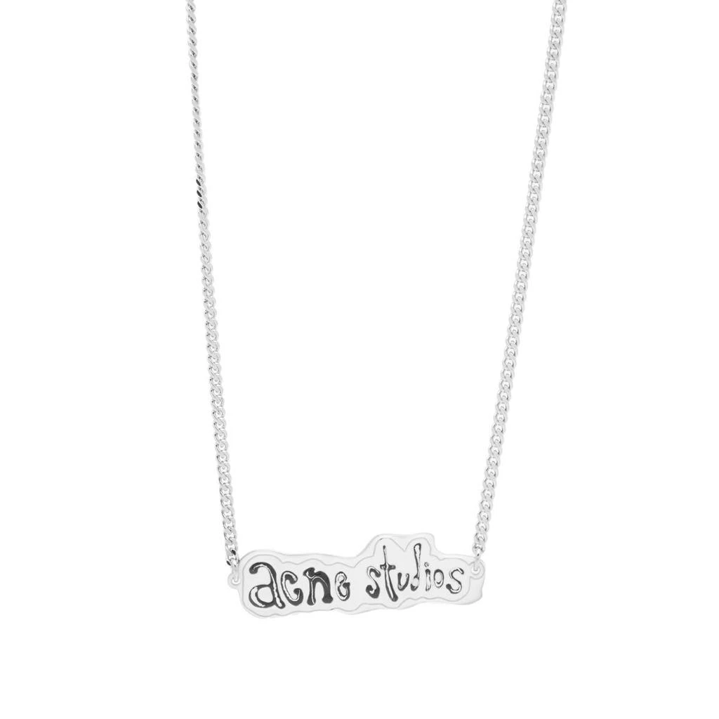 Acne Studios Acne Studios Label Logo Necklace 1