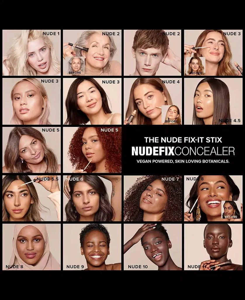 NUDESTIX NudeFix Cream Concealer, 0.34 oz. 9