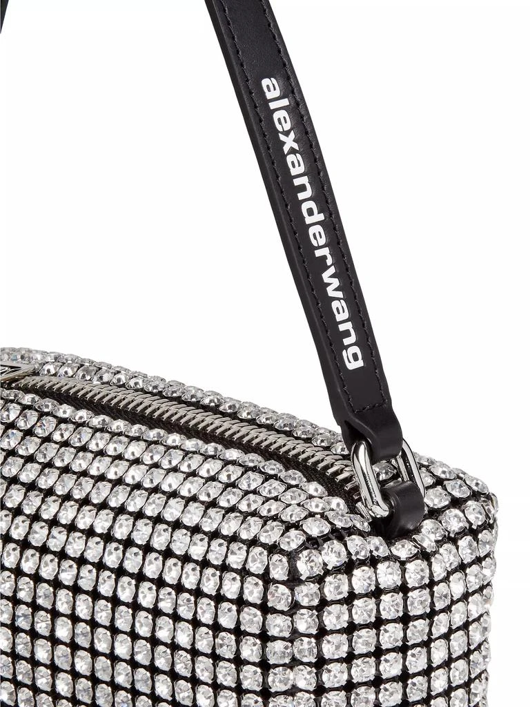 Alexander Wang Medium Heiress Rhinestone Mesh Pouch 5