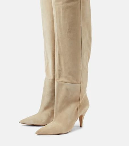 Khaite River suede knee-high boots 5