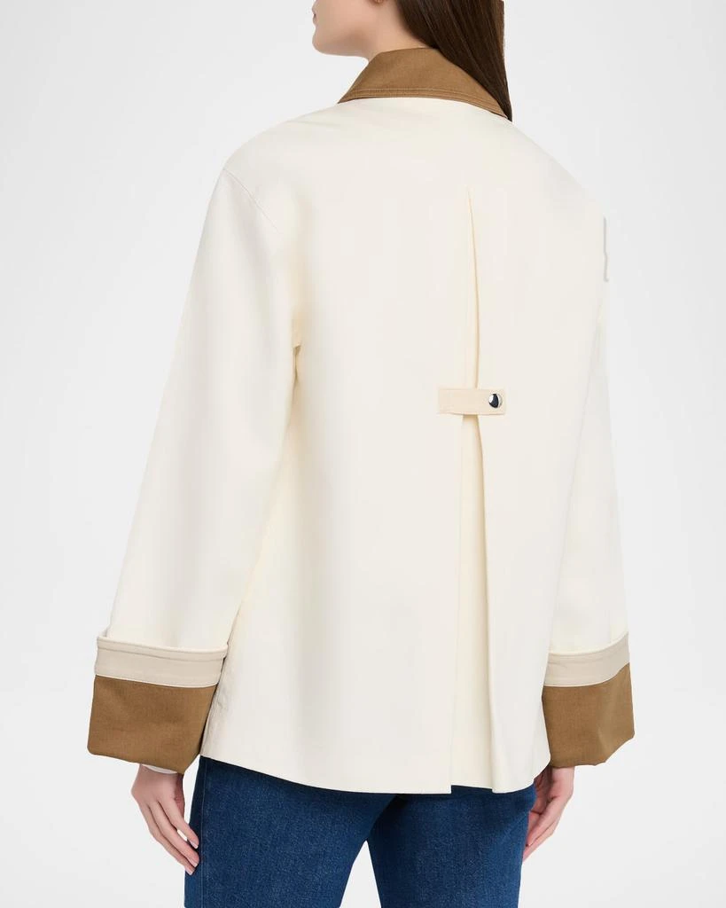 Tanya Taylor Troy Contrast Denim Jacket 3