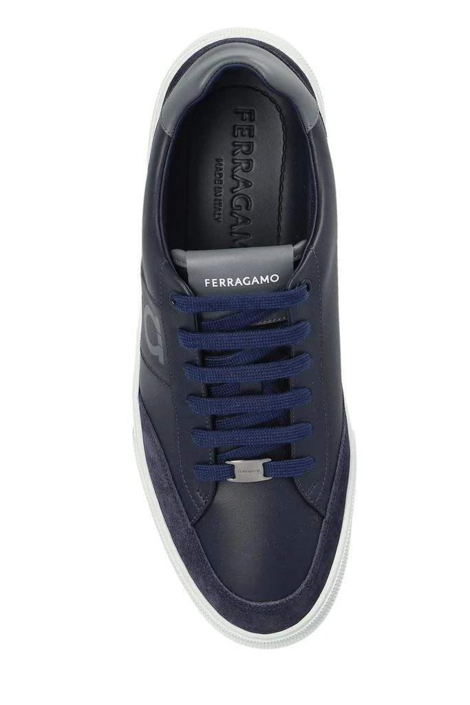 Salvatore Ferragamo Ferragamo Gancini Printed Low-Top Sneakers 4