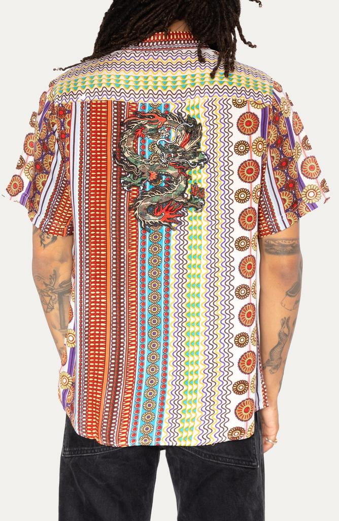Raga Floral Short Sleeve Button-Up Shirt