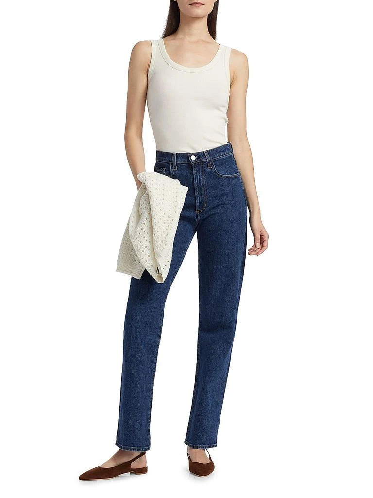 Fabiana Filippi Diamante Trim Rib-Knit Tank 2