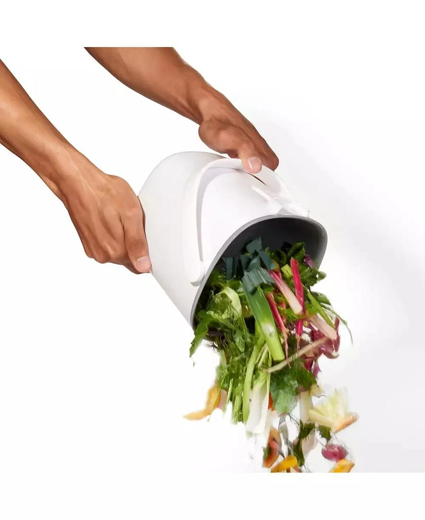 OXO Easy Clean 0.75 Gallon Compost Bin, White 5