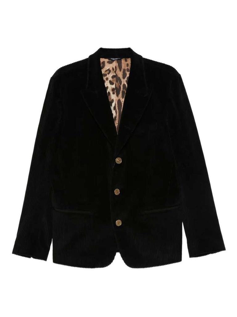 Dolce & Gabbana Dolce & Gabbana Ribbed Blazer