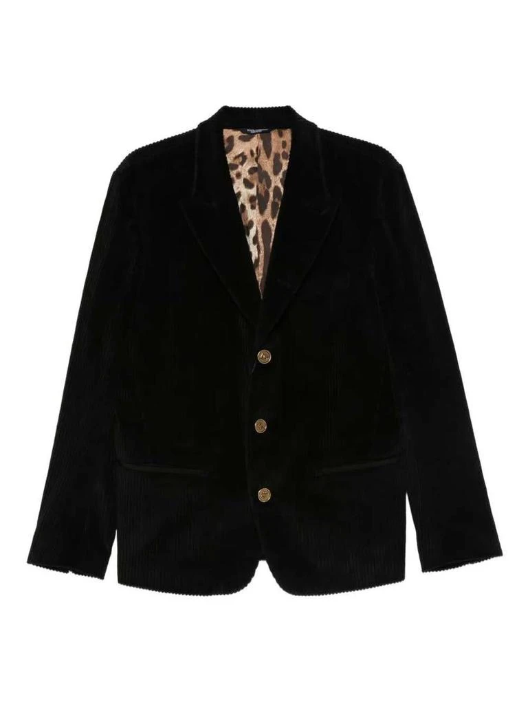 Dolce & Gabbana Dolce & Gabbana Ribbed Blazer 1