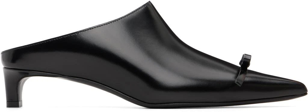 Jil Sander Black Mule Heels 1