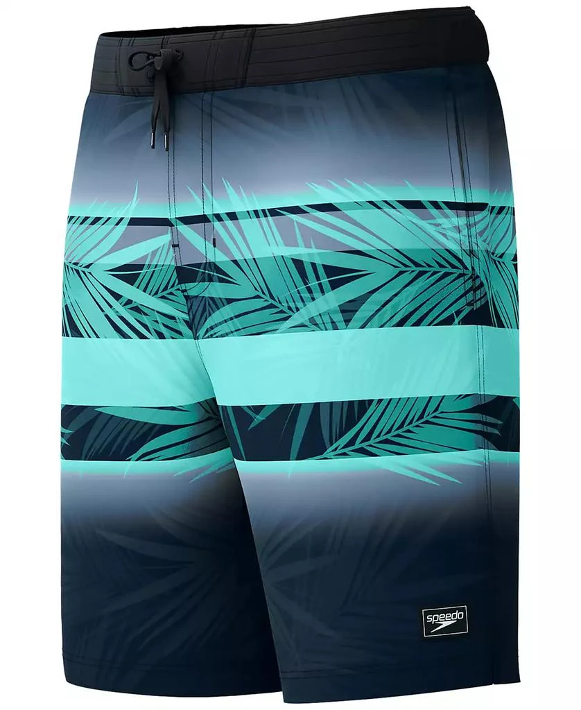 Speedo Men
s Bondi Basin Palm Print Drawstring 9" Boardshorts 9
