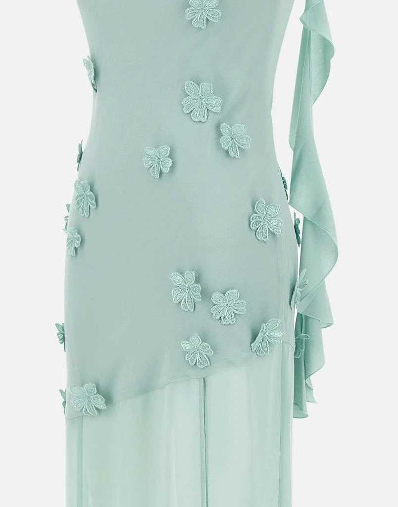 ROTATE Birger Christensen ‘Maxi waterfall dress’ 4