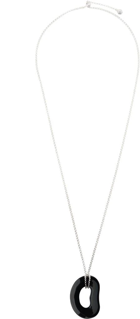 C.Chesnais Shima Onyx Pendant Necklace