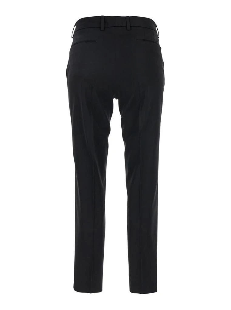 PT TORINO 'New York' Black Pants With Belt Loops In Viscose Stretch Woman 2
