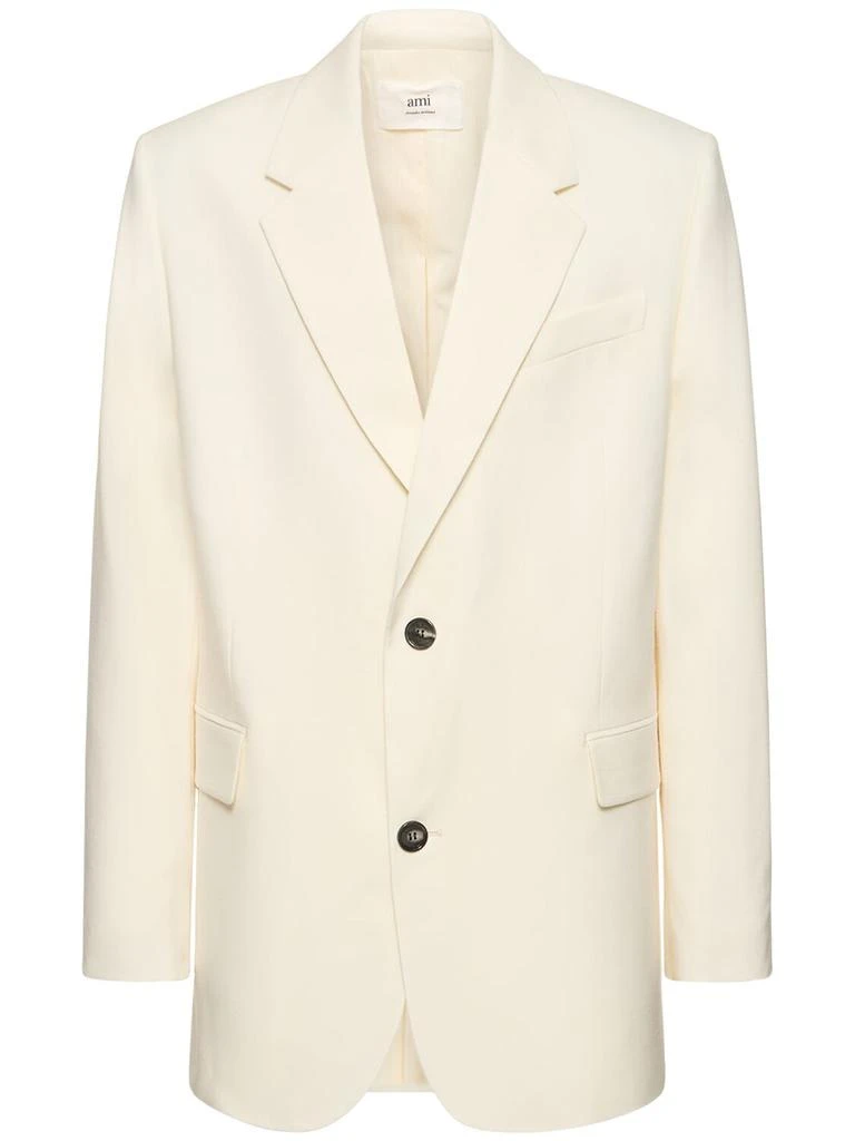 preivew Oversize Single Breast Wool Blazer color