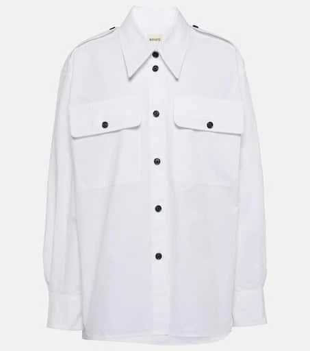 Khaite Missa cotton shirt 1