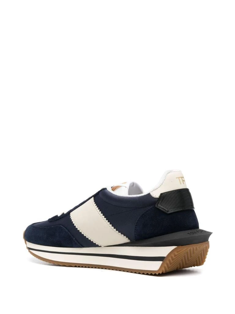Tom Ford TOM FORD - James Suede And Technical Fabric Sneakers 4