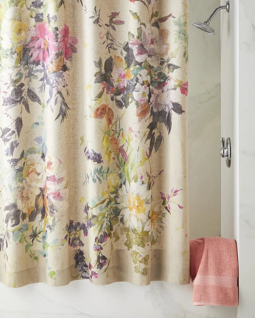 Designers Guild Aubriet Fuchsia Shower Curtain 1