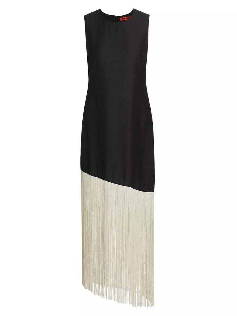 Simon Miller Casablanca Asymmetric Fringe Dress 1