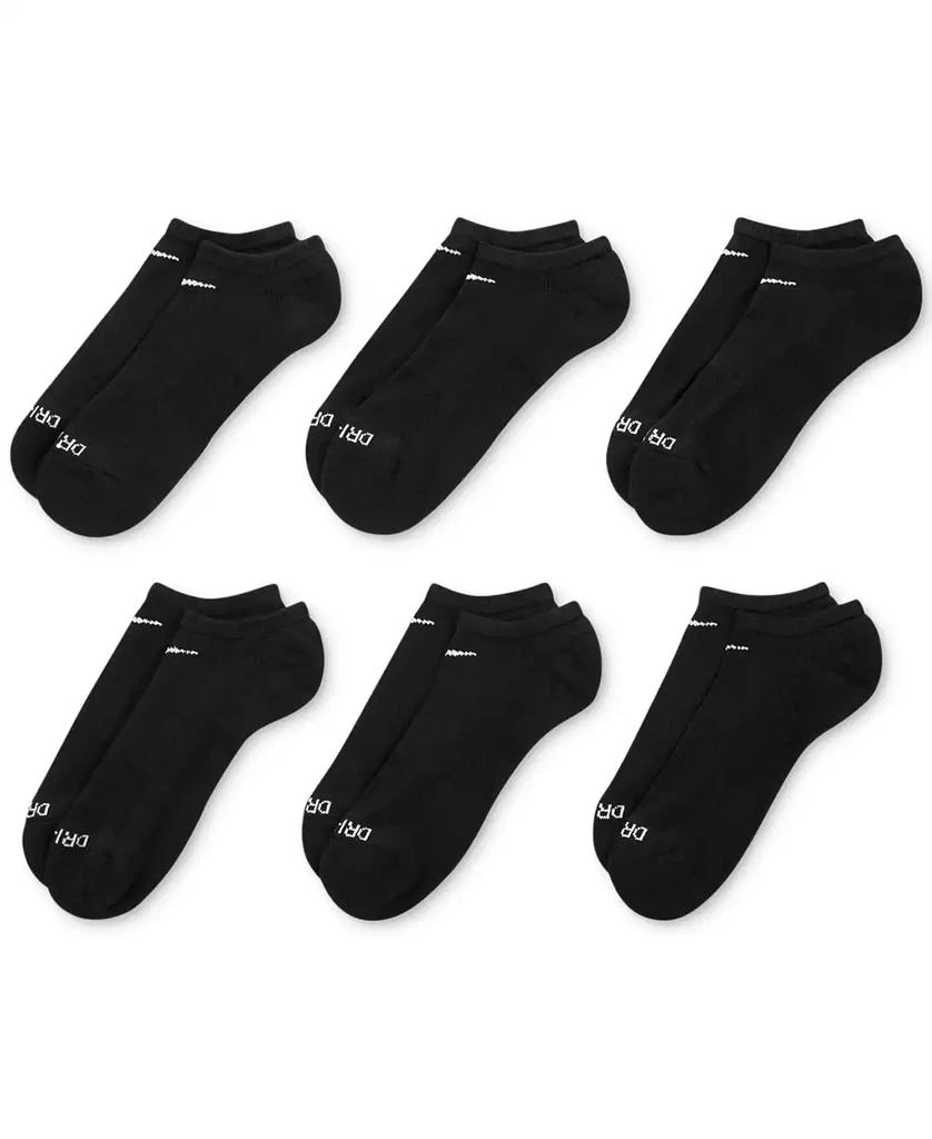 NIKE Unisex Everyday Plus Cushioned Training No-Show Socks 6 Pairs 4