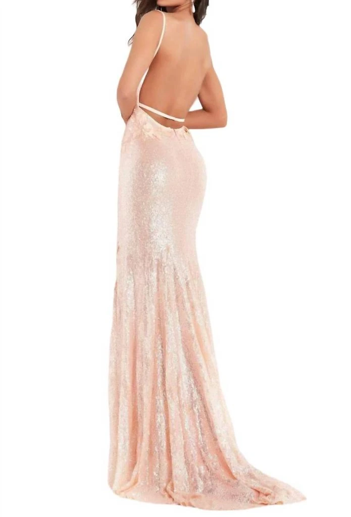 Jovani Sequin Sweetheart Prom Dress In Icepink 2