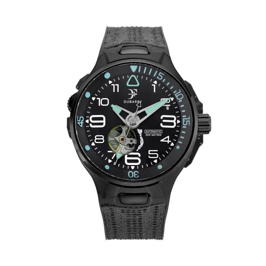 Franck Dubarry Deep Ocean Automatic Black Dial Men's Watch 06 BLACK 1
