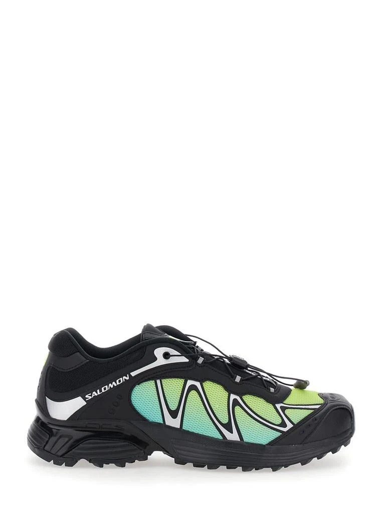 Salomon 'Xt-Whisper' Black Sneakers With Printed Logo On The Side And Drawstring Closure In Fabric Unisex 1