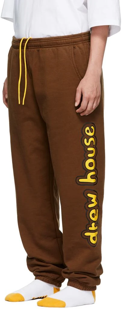 Drew House SSENSE Exclusive Brown Cartoon Font Lounge Pants 4