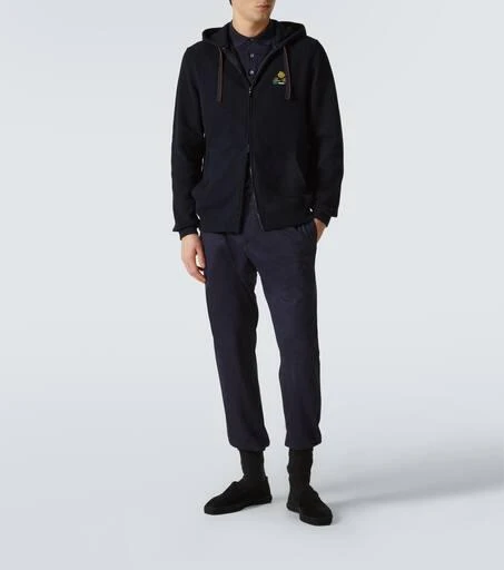 Loro Piana Hooded Bomber Horsey sweatshirt 2