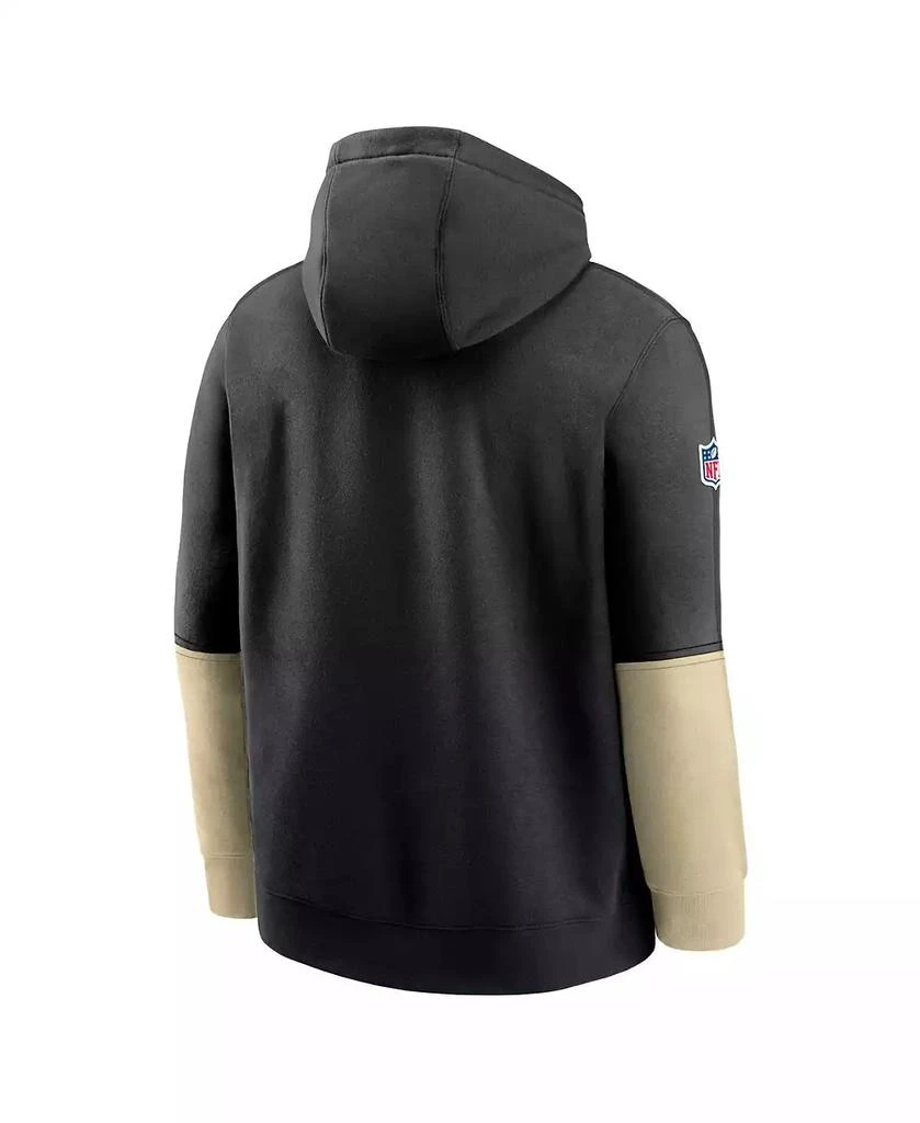 NIKE Men's Black New Orleans Saints 2024 Sideline Club Pullover Hoodie 2