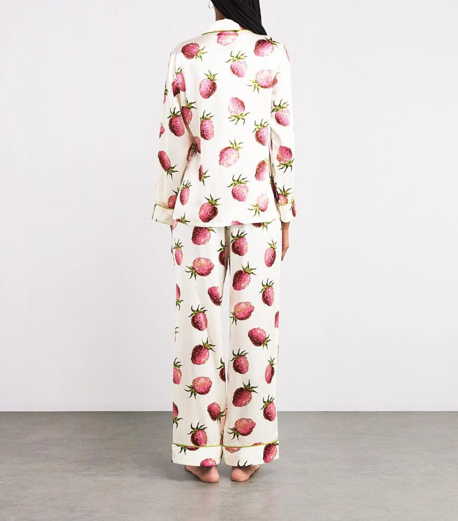 OLIVIA VON HALLE Silk Blythe Lila Pyjama Set 3