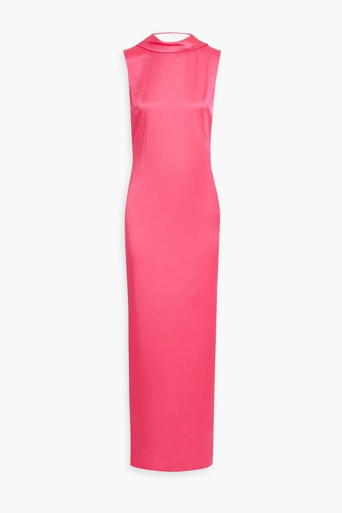 Versace Draped satin gown 1