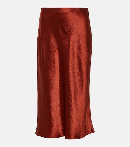 Vince Satin slip skirt 1