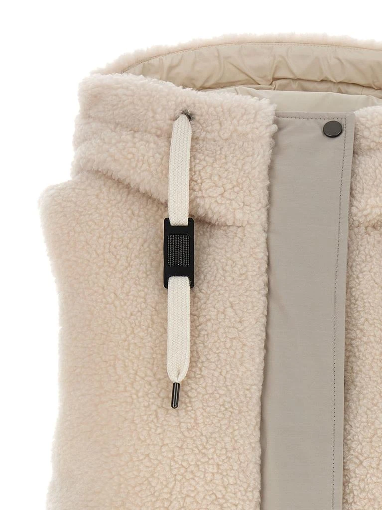 Brunello Cucinelli Brunello Cucinelli High-Neck Hooded Gilet 3