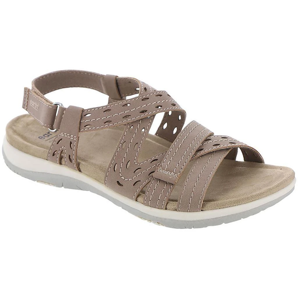 Earth Origins Sass 3 Womens Faux Leather Casual Strappy Sandals 1